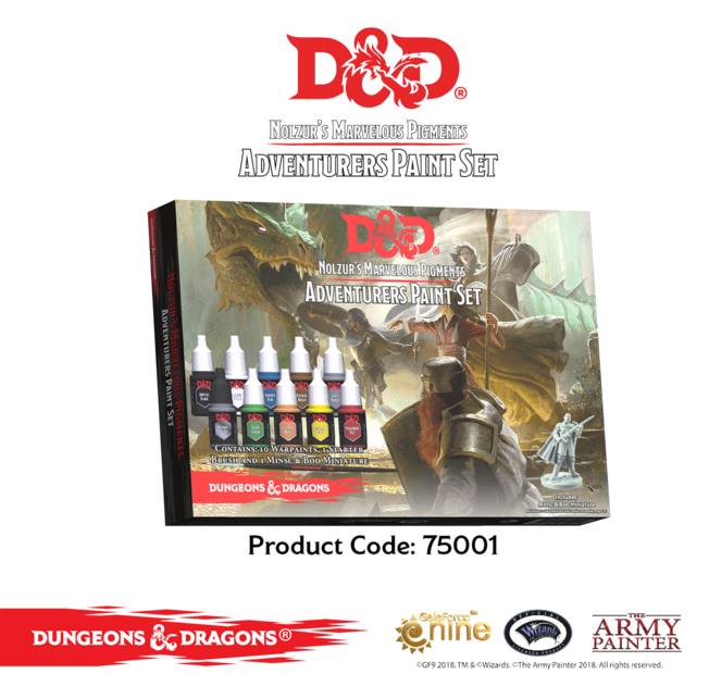 Миниатюры :: DnD Miniatures :: WizKids :: Dungeons & Dragons Nolzur's  Marvelous Miniatures :: Character :: D&D Adventurers Paint Set