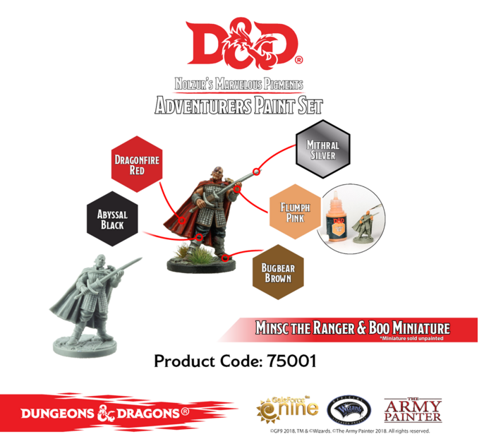 Миниатюры :: DnD Miniatures :: WizKids :: Dungeons & Dragons Nolzur's  Marvelous Miniatures :: Character :: D&D Adventurers Paint Set