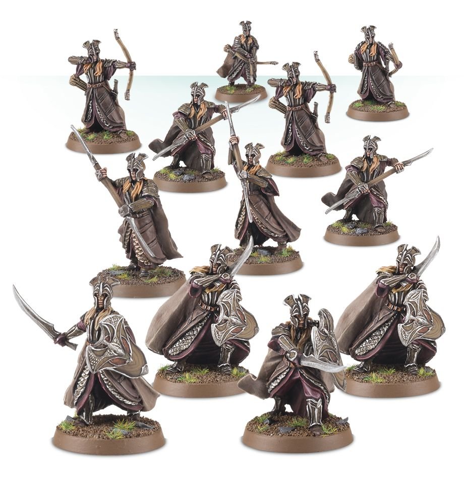 Миниатюры :: Games Workshop :: Lord of the Rings :: Mirkwood Armoured Elves  Warband