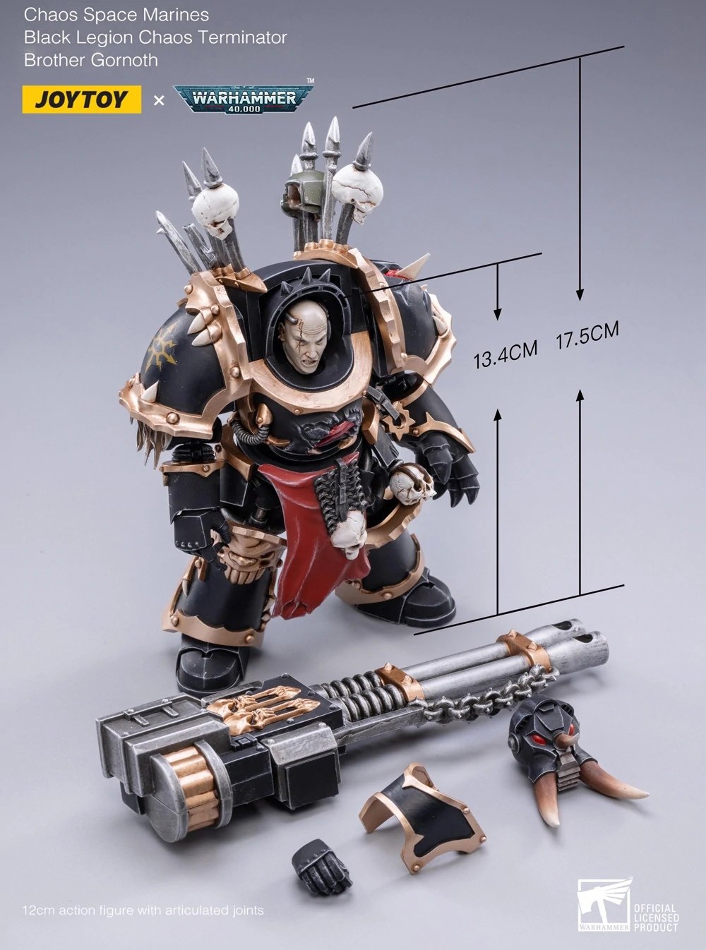 Миниатюры :: Games Workshop :: Action Figure :: JoyToys :: Chaos Space  Marines :: Brother Gornoth Black Legion Chaos Terminator