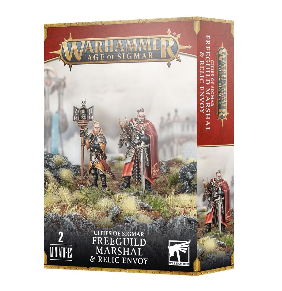 Миниатюры :: Games Workshop :: Age of Sigmar :: Grand Alliance Order ::  Cities of Sigmar :: Freeguild Marshal & Relic Envoy