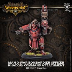 Man-O-War Bombardier Officer Command Attachment (resin/metal)
