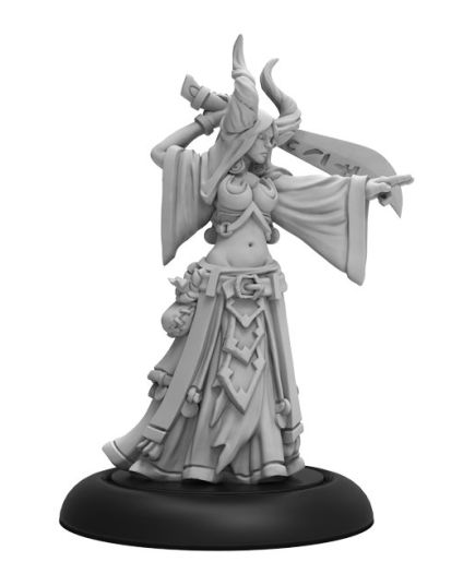 Satyxis Blood Priestess Warcaster Attachment (resin/metal)