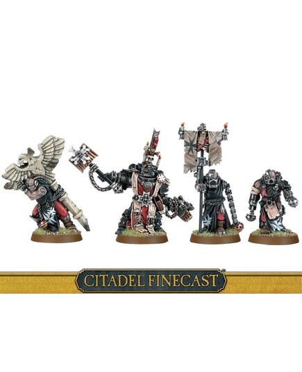 Black Templars Chaplain Grimaldus & Retinue